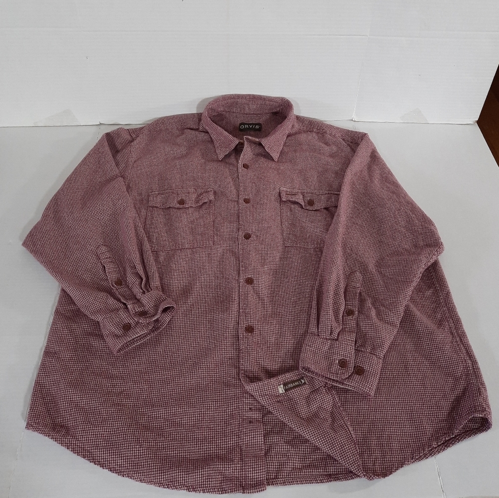 Orvis Fairbanks Houndstooth Flannel Shirt - Picture 5 of 9